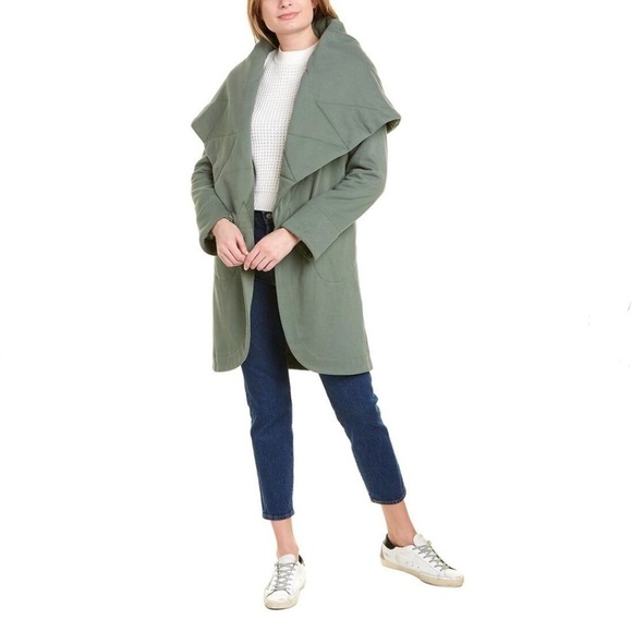 bagatelle Jackets & Blazers - Bagatelle Quilted Drape Coat